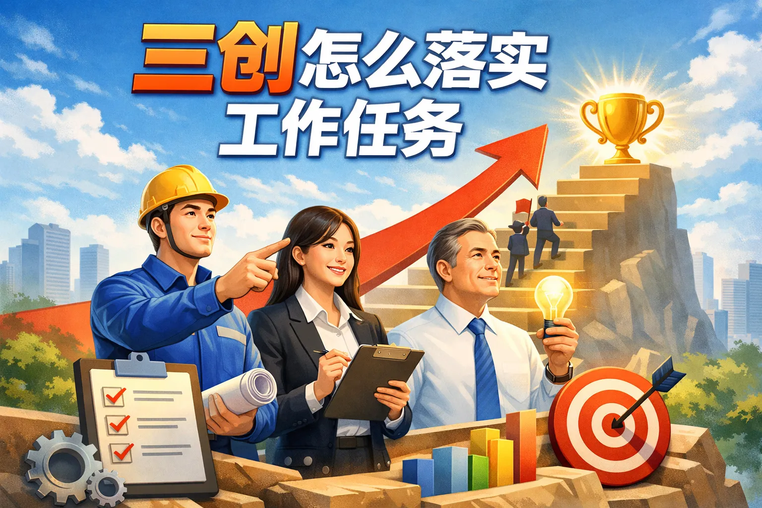 三创怎么落实工作任务