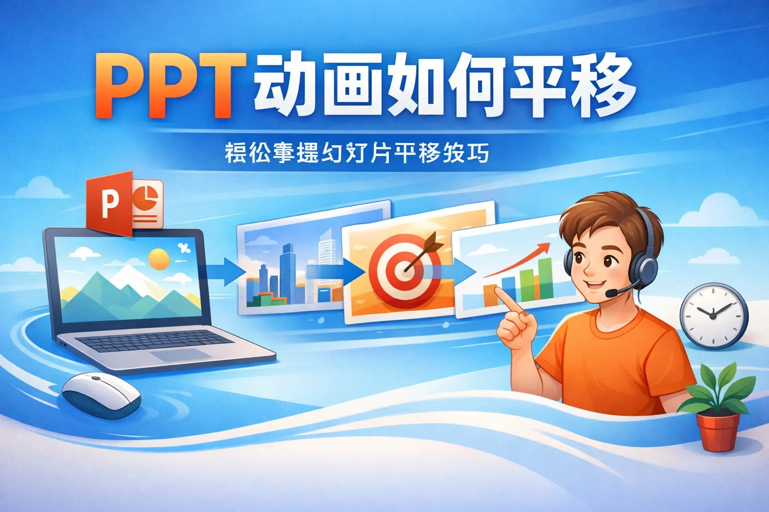 ppt动画如何平移