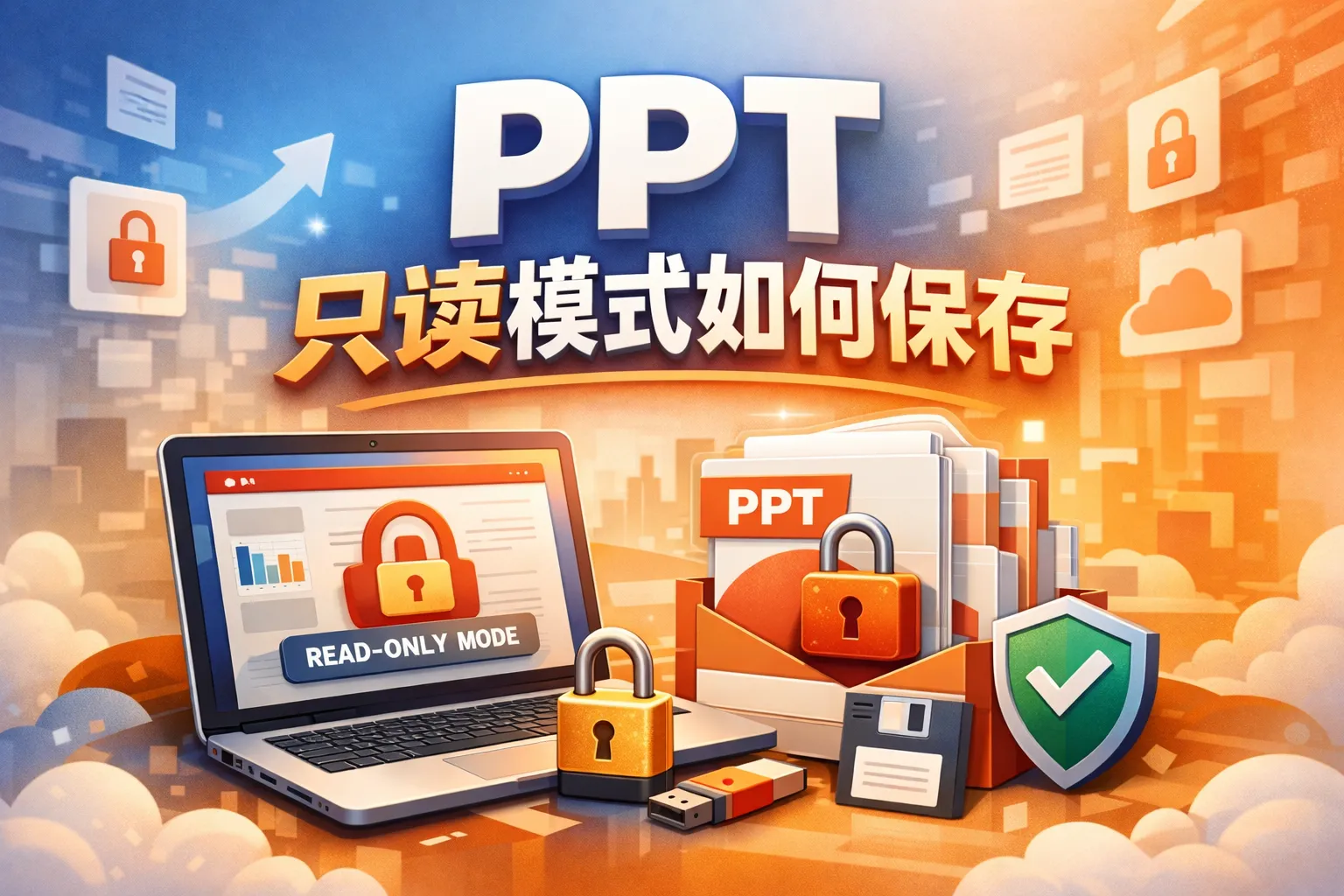 ppt只读模式如何保存