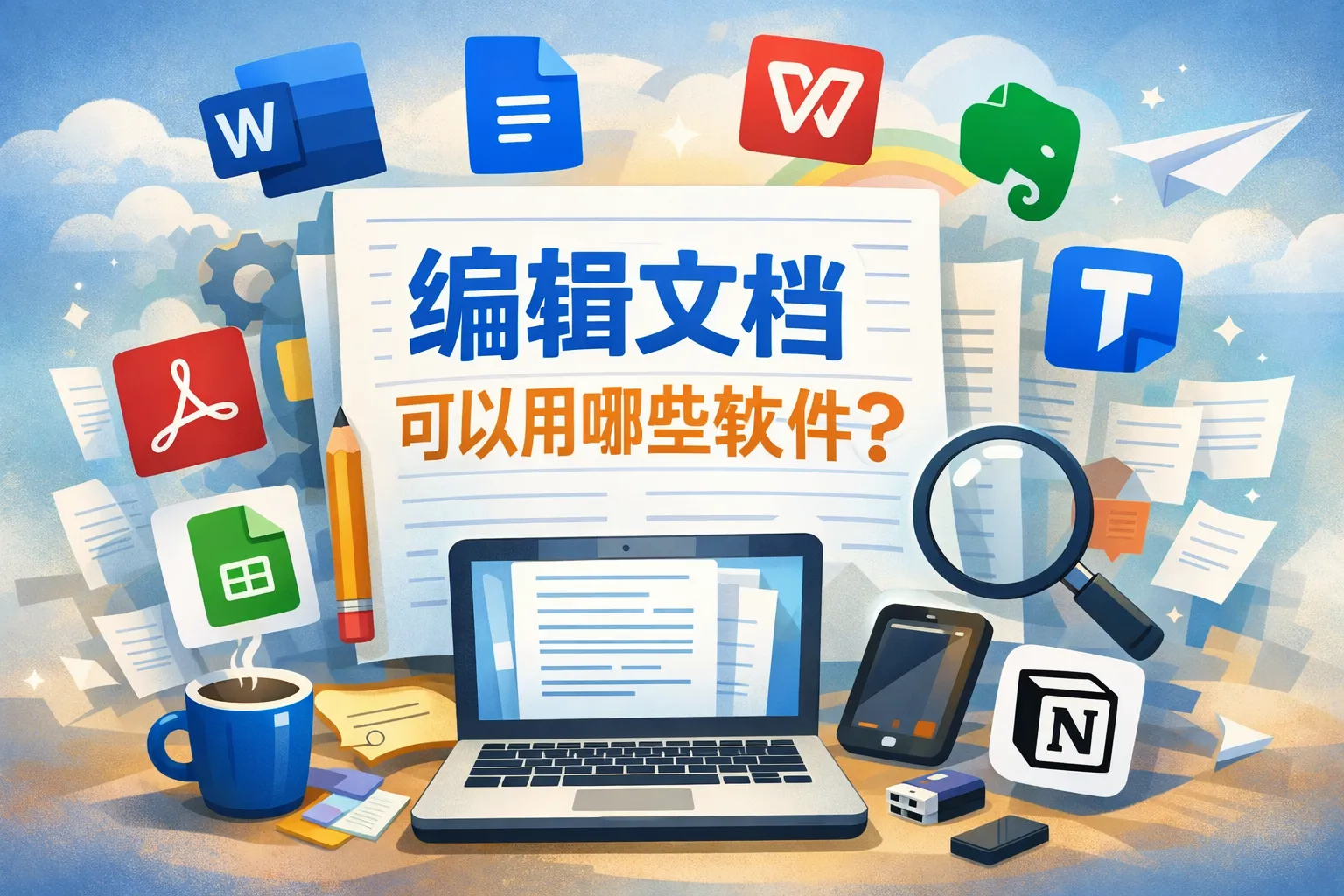 编辑文档可以用哪些软件