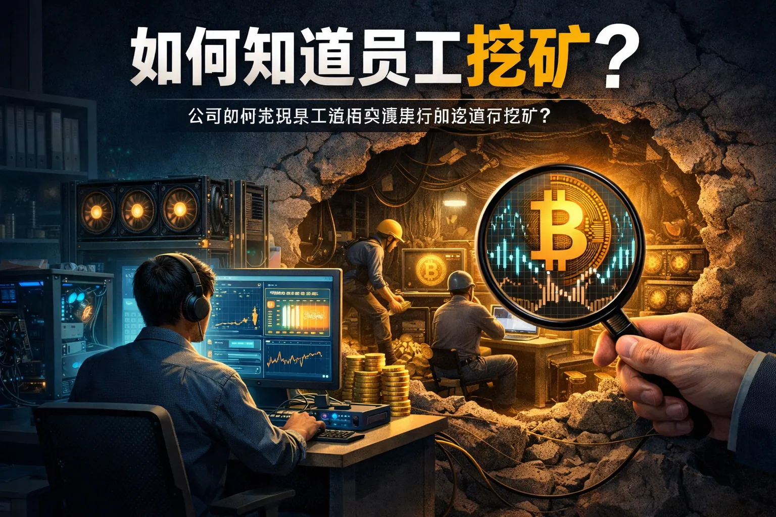 如何知道员工挖矿