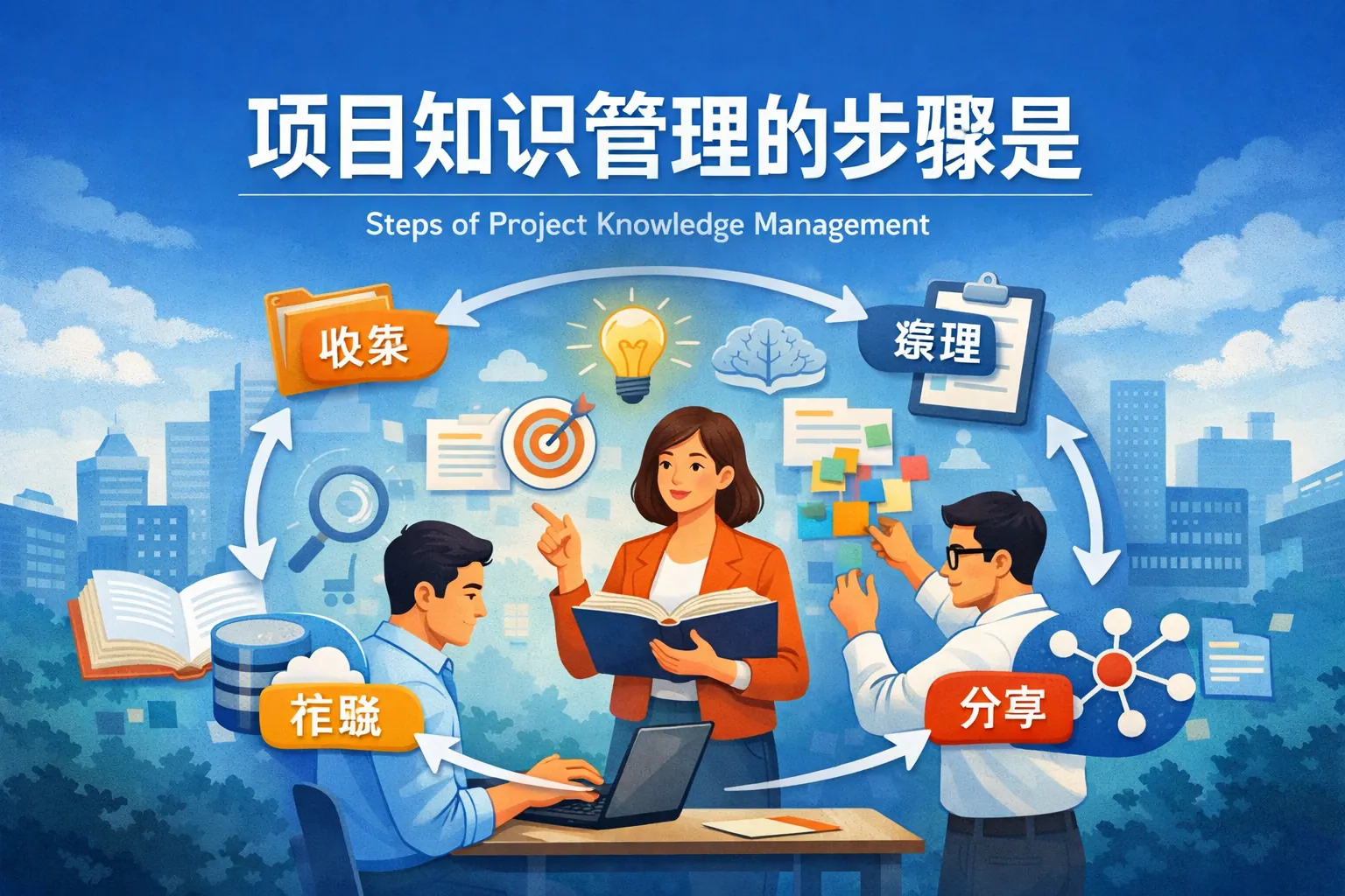 项目知识管理的步骤是