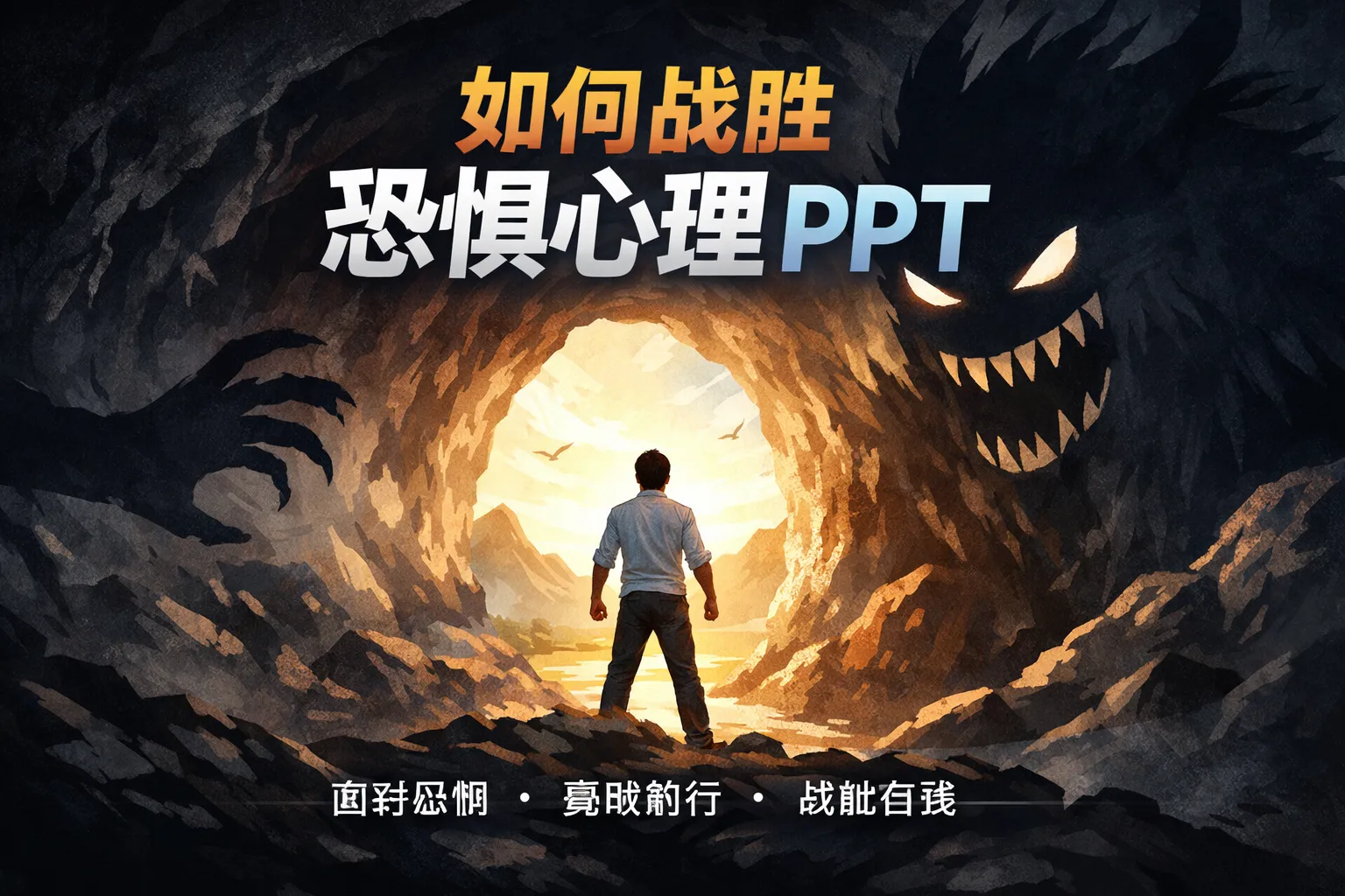 如何战胜恐惧心理ppt