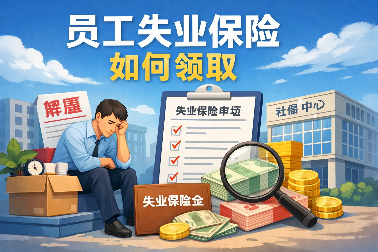 员工失业保险如何领取