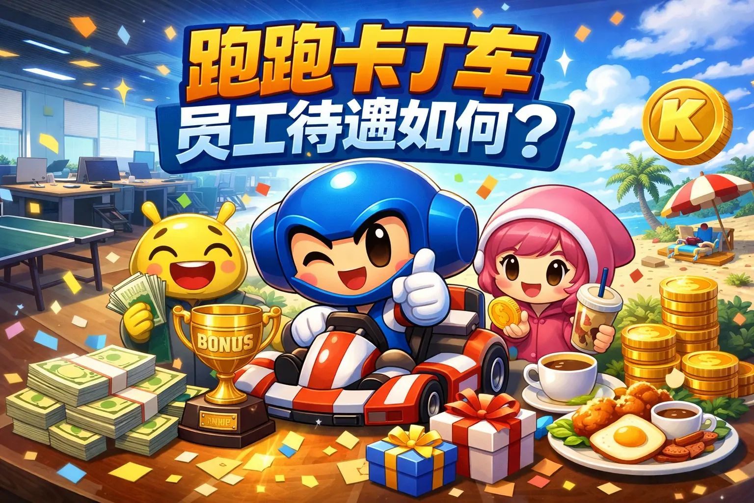 跑跑卡丁车员工待遇如何