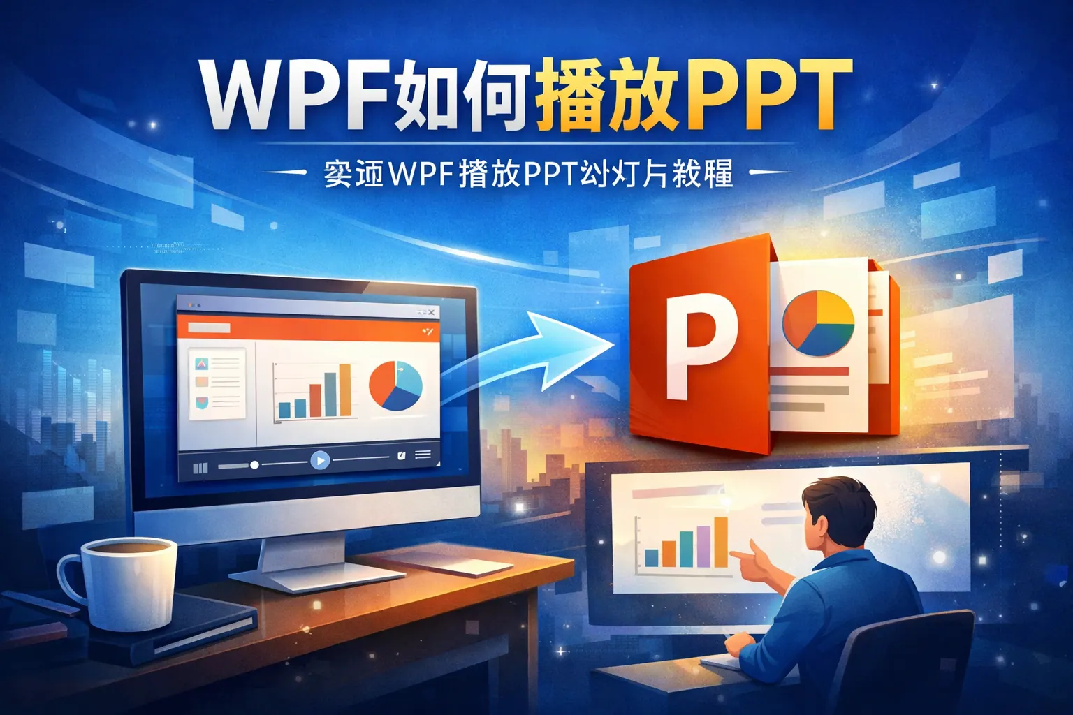 wpf如何播放ppt