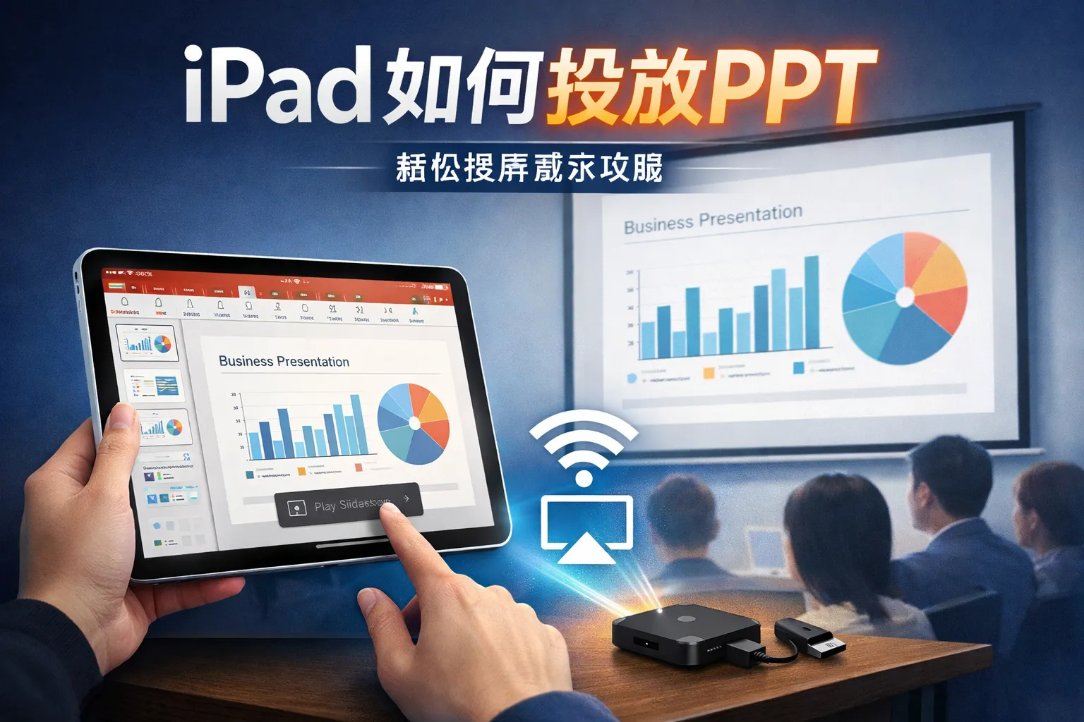 ipad如何投放ppt