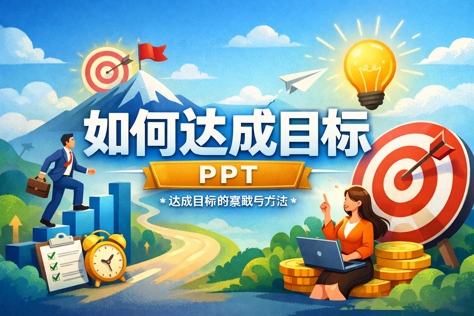 如何达成目标ppt