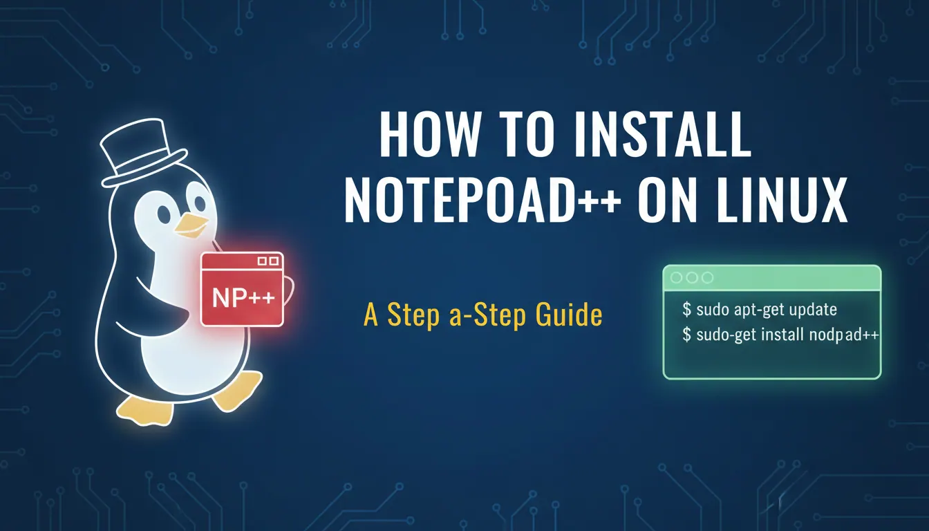 linux 如何安装notepad