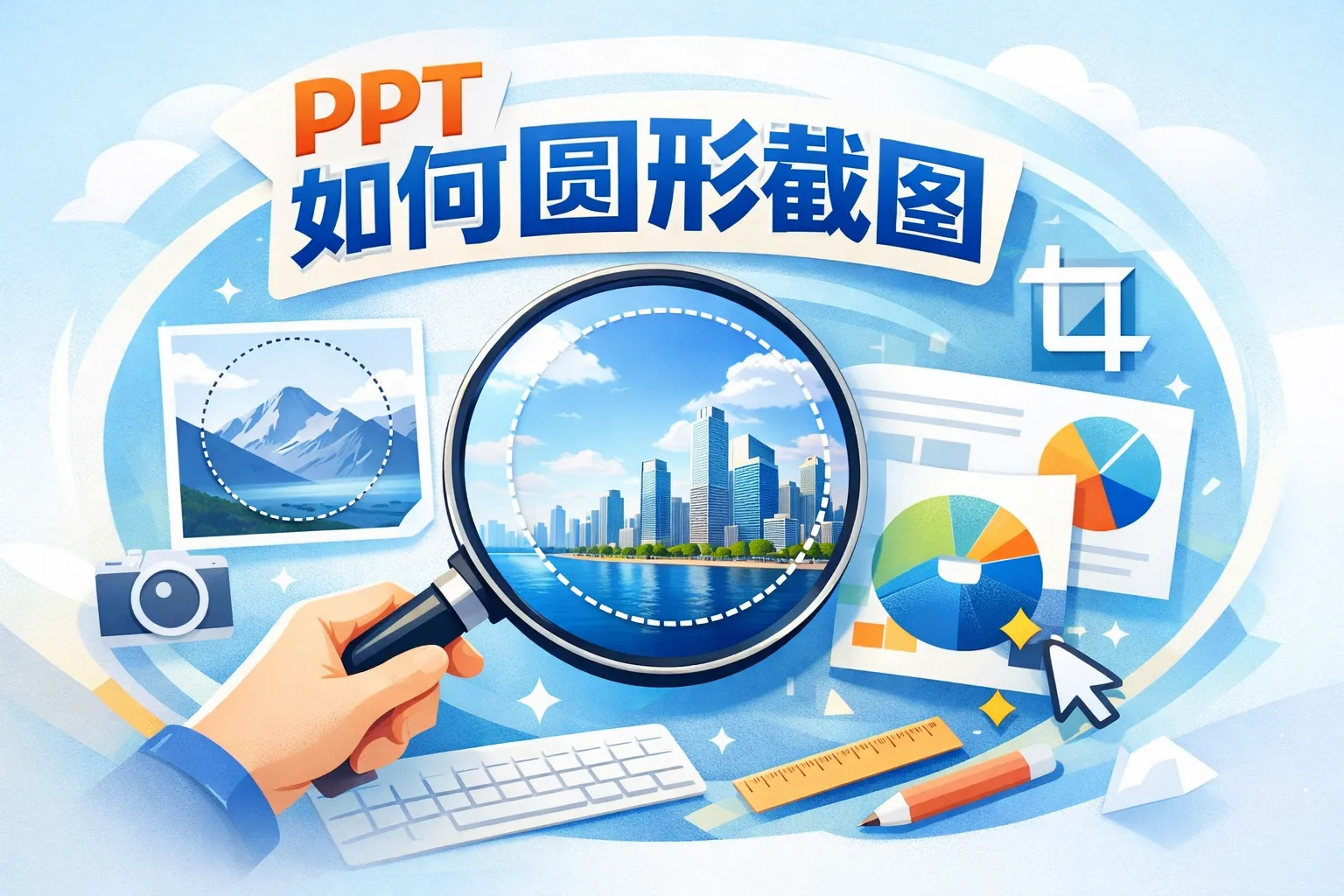 ppt 如何圆形截图