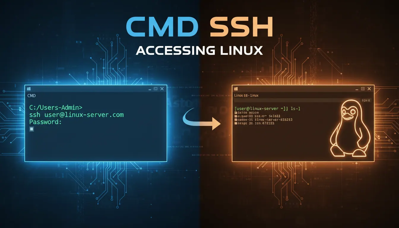 cmd ssh如何访问linux