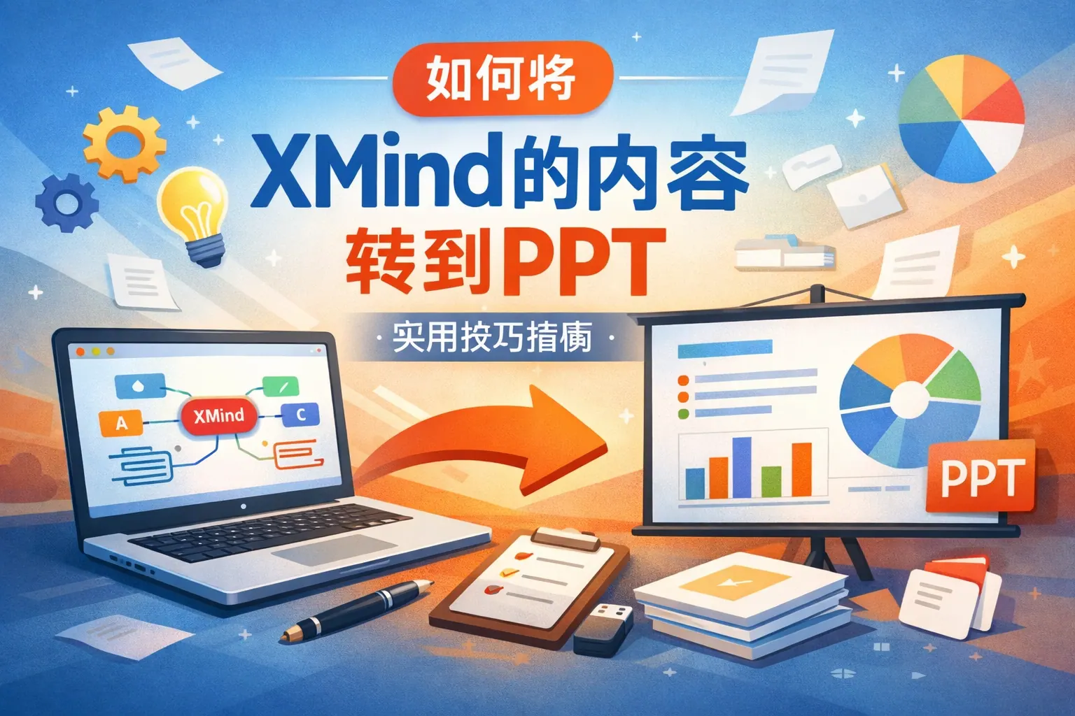 如何将xmind的内容转到ppt