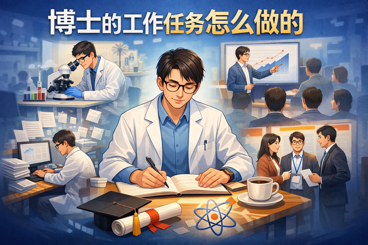 博士的工作任务怎么做的