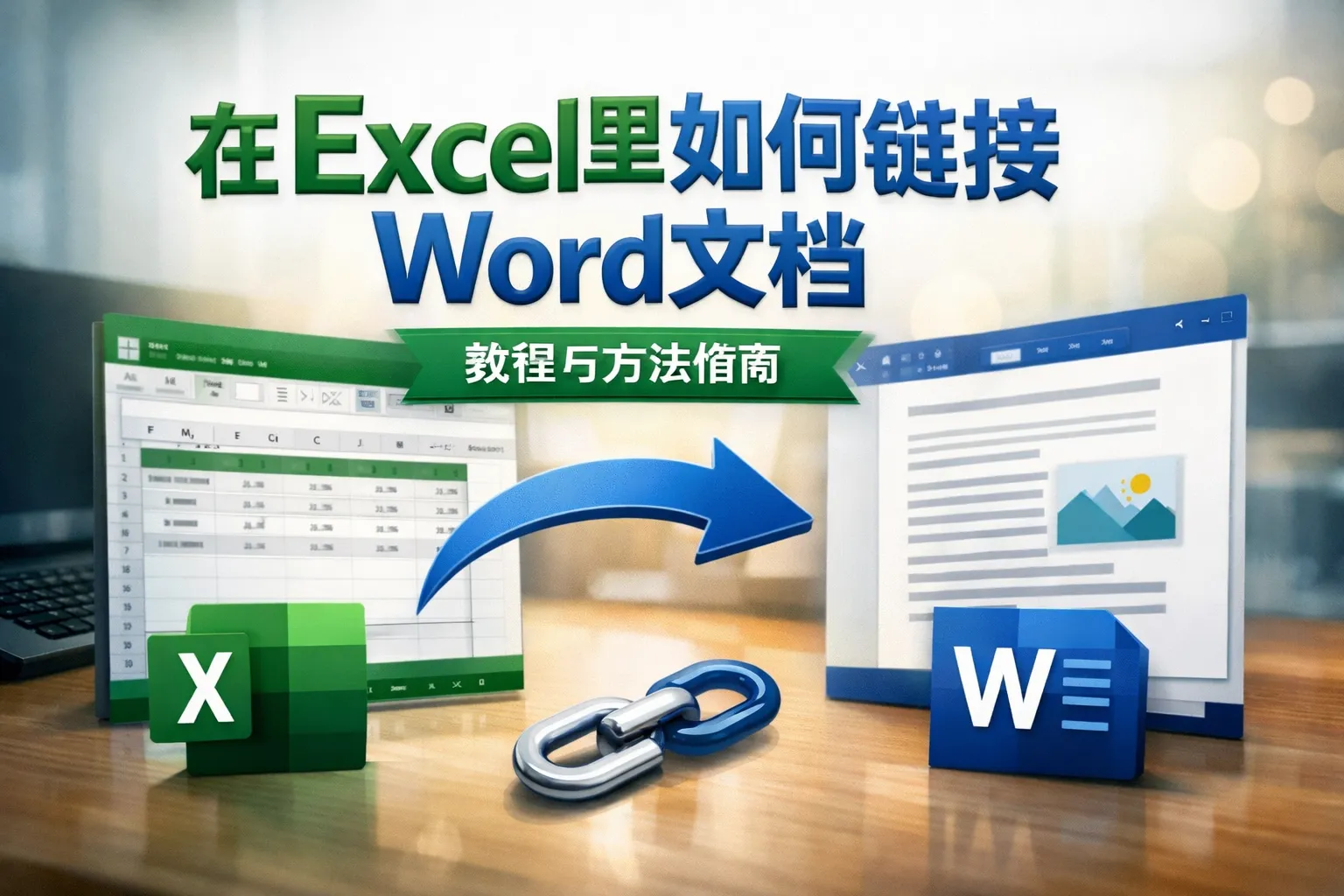 在excel里如何链接word文档