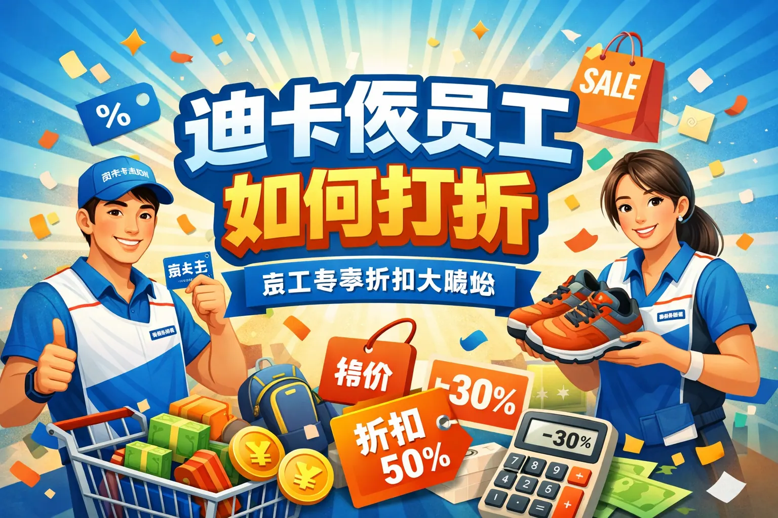 迪卡侬员工如何打折