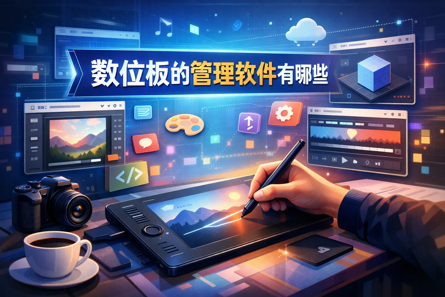 数位板的管理软件有哪些