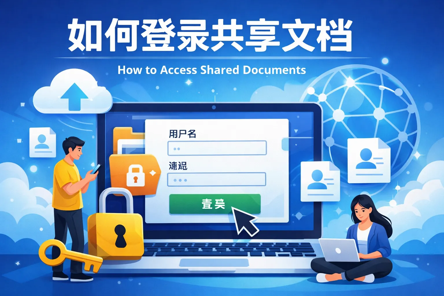 如何登录共享文档