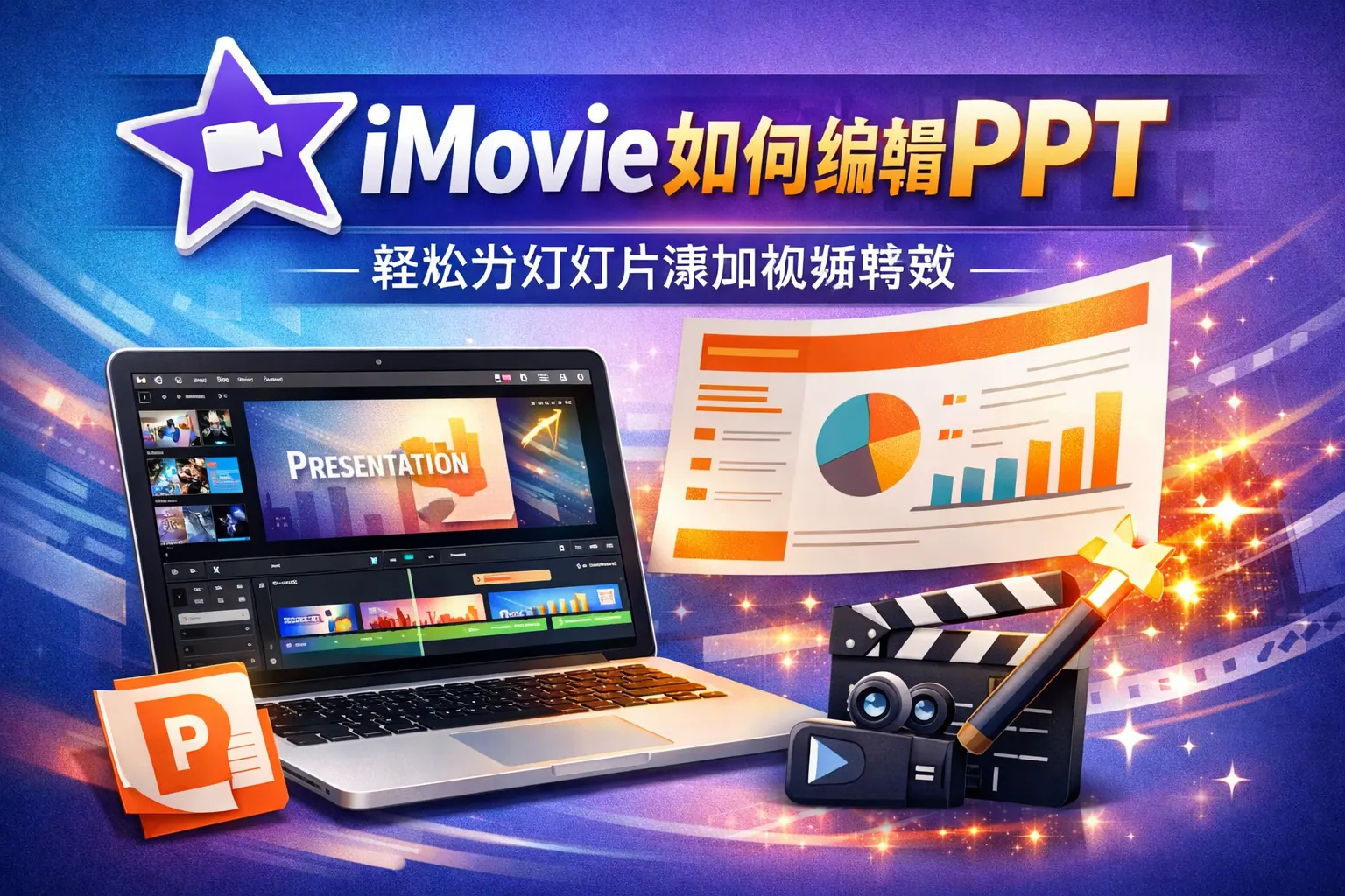 imovie如何编辑ppt