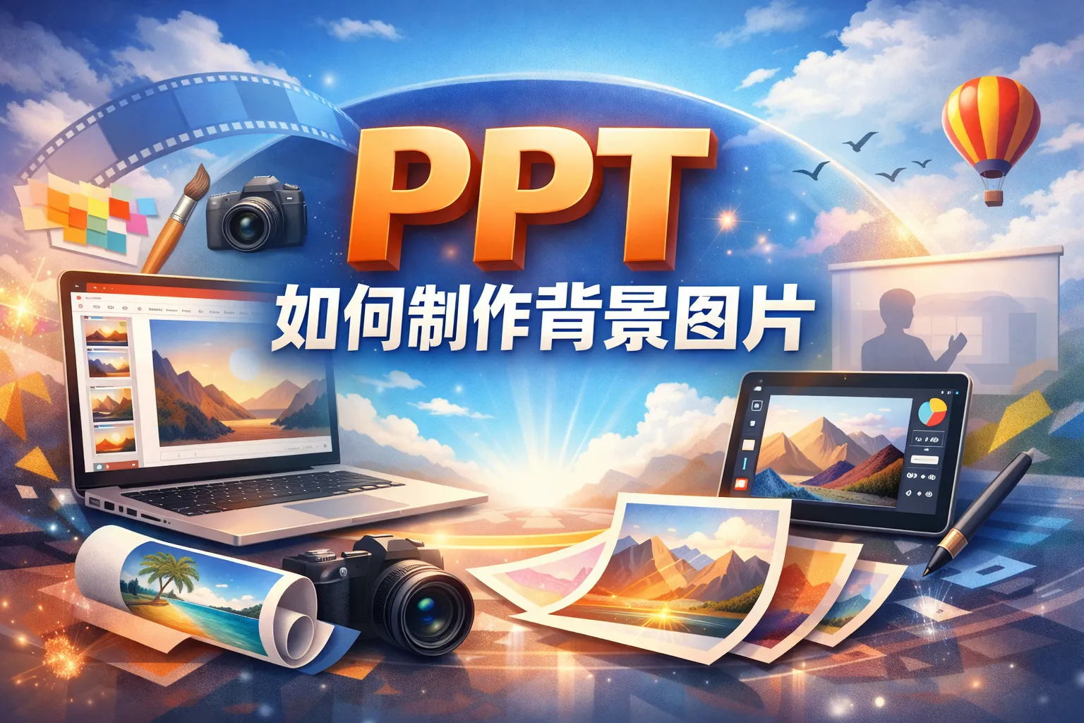 ppt如何制作背景图片