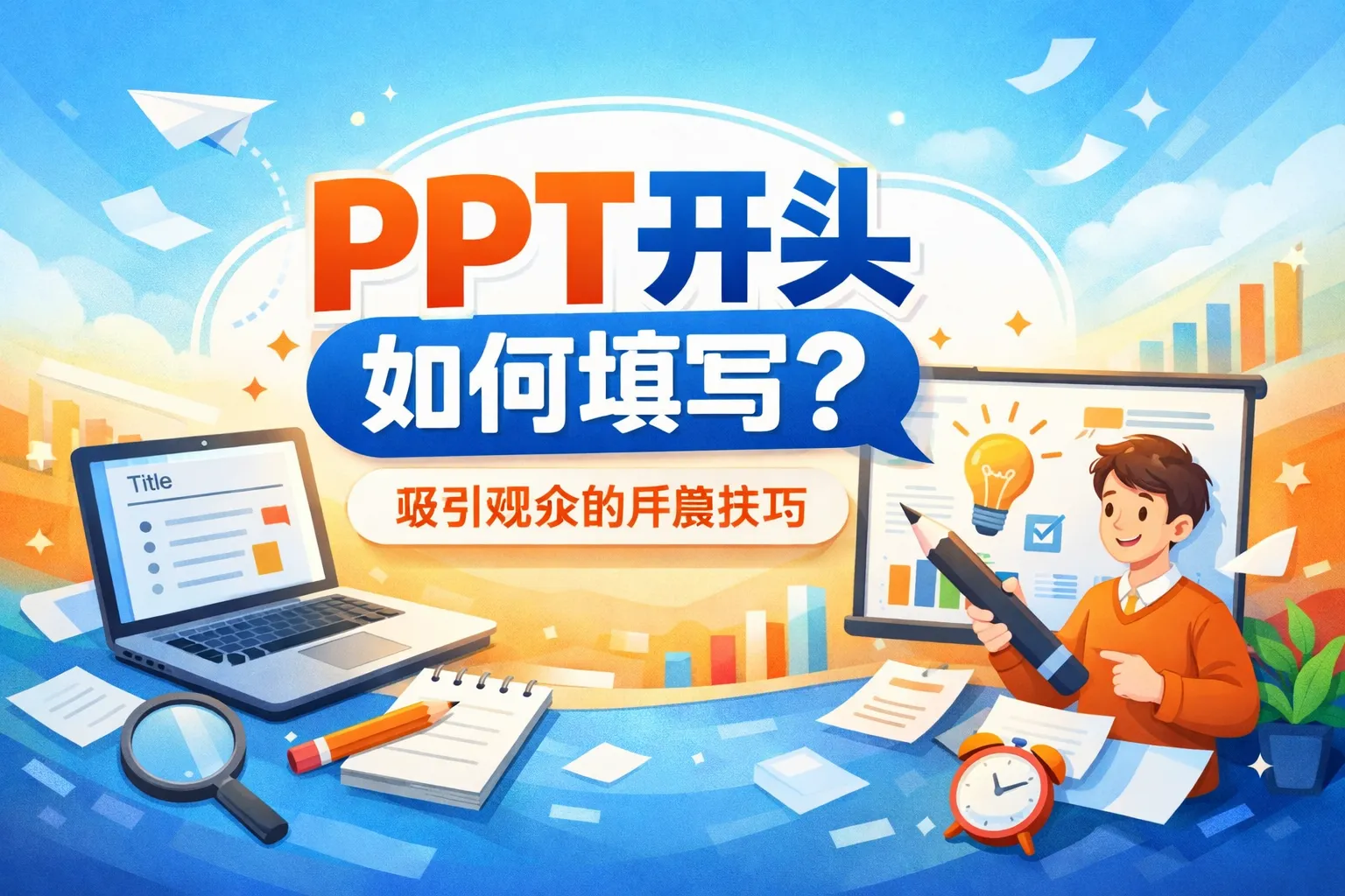 ppt开头如何填写