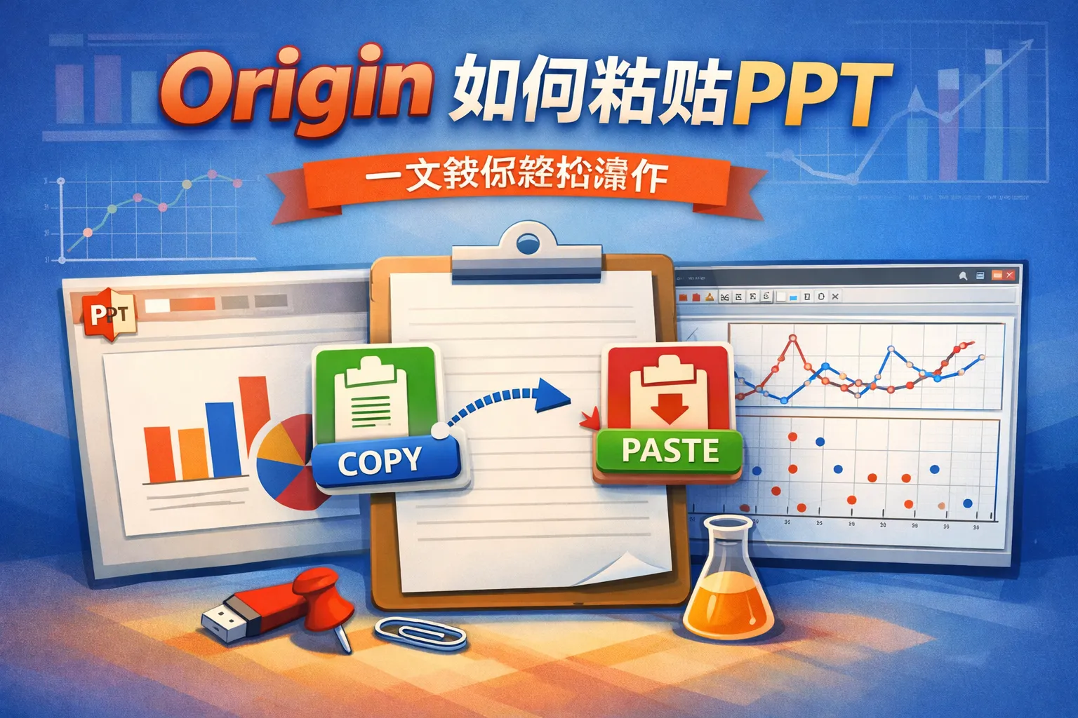 origin如何粘贴ppt