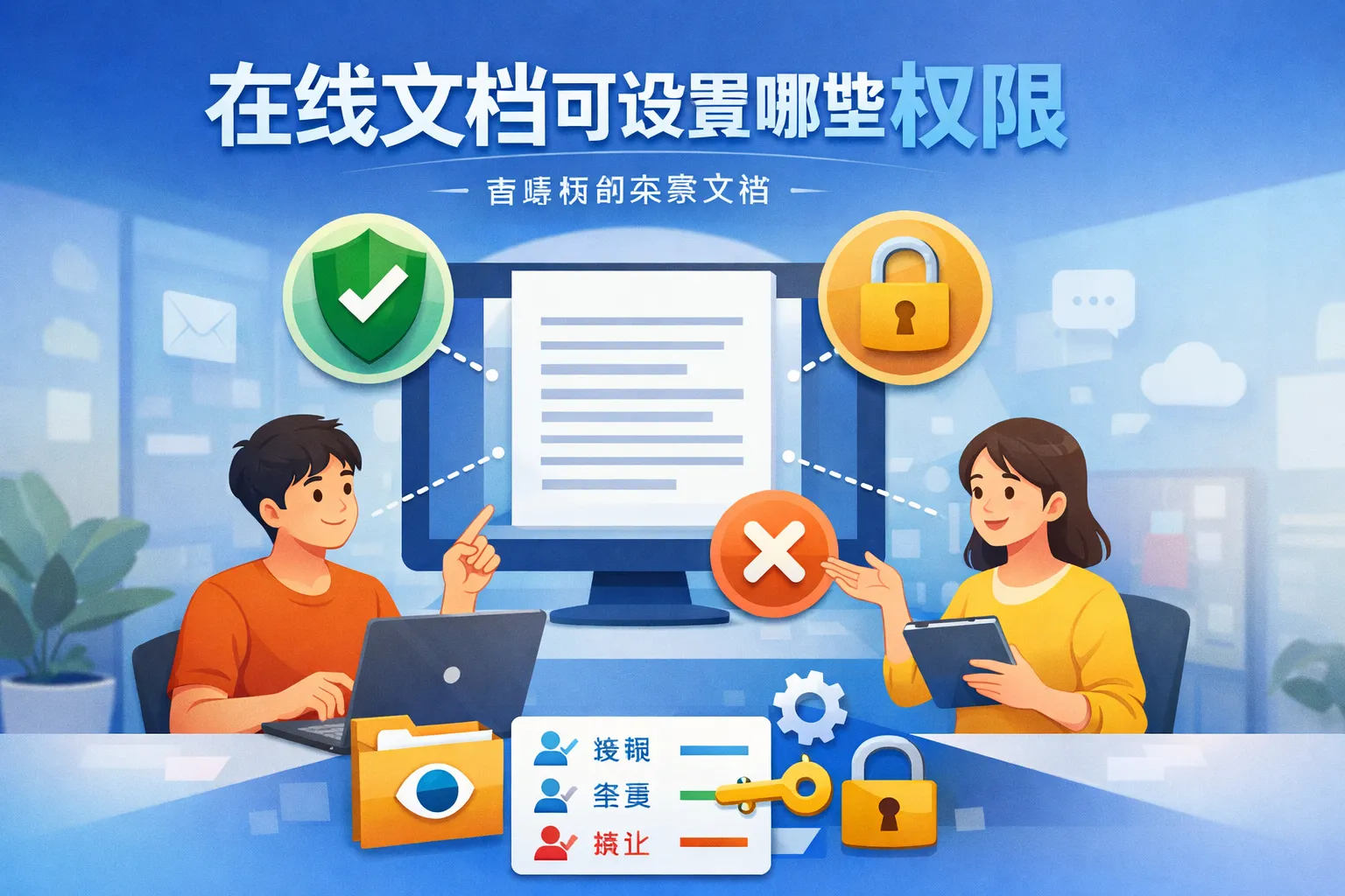 在线文档可设置哪些权限