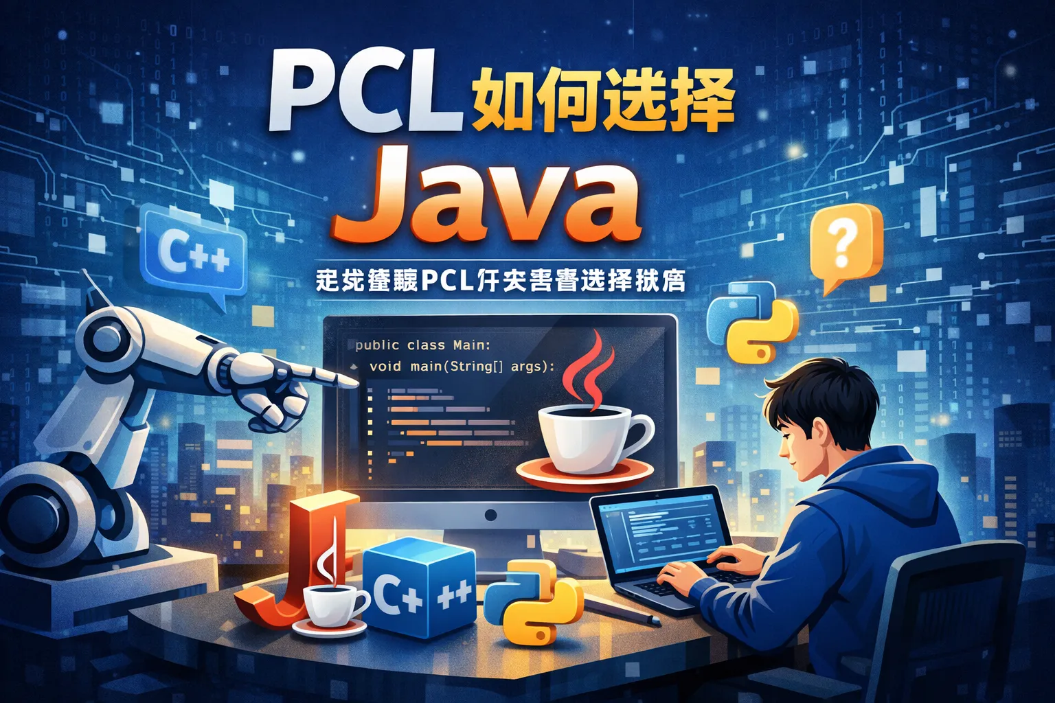 pcl如何选择java