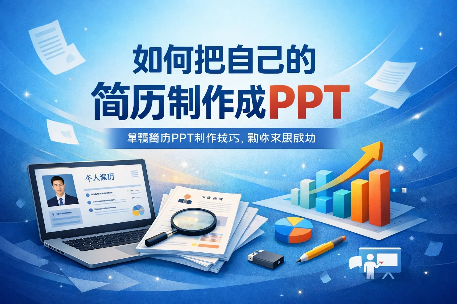 如何把自己的简历制作成ppt