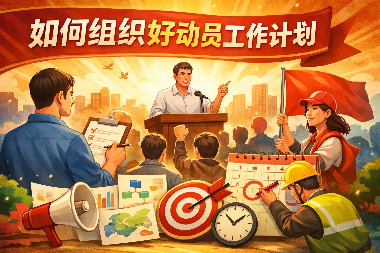 如何组织好动员工作计划