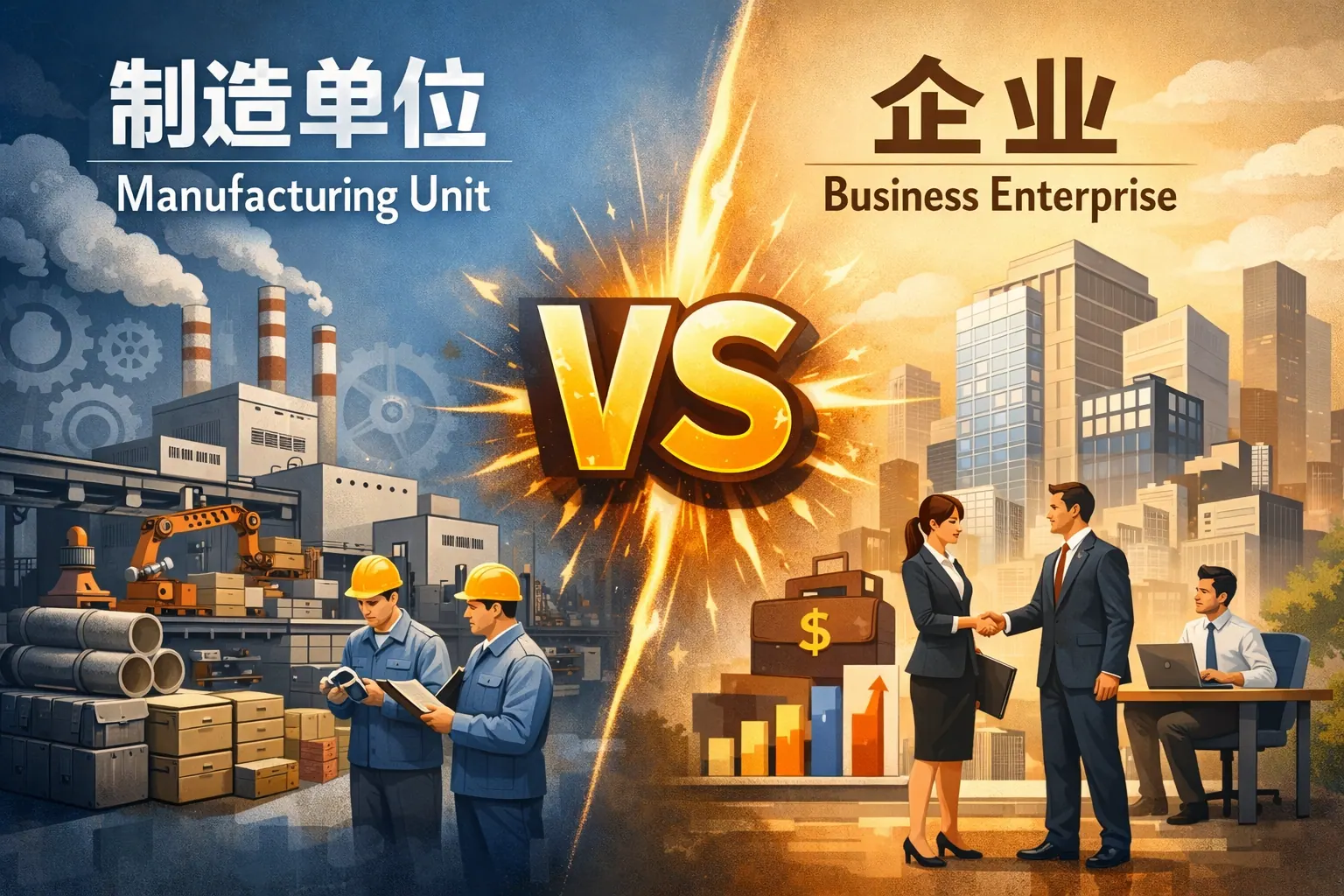 制造单位与企业区别