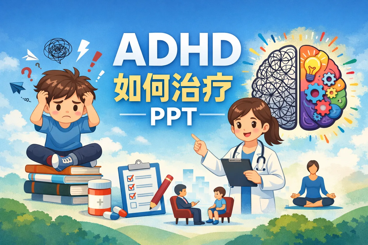 adhd如何治疗ppt