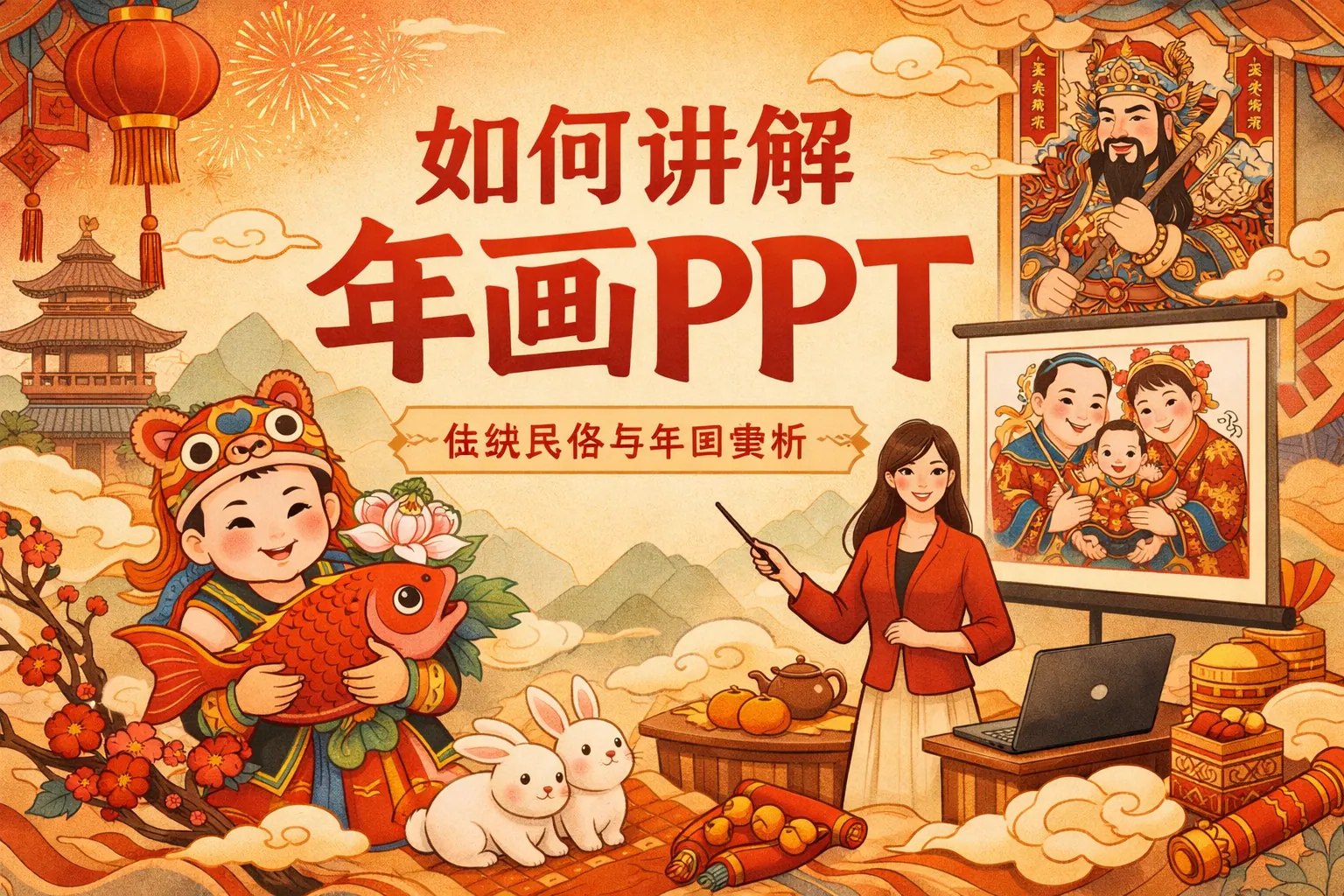 如何讲解年画ppt
