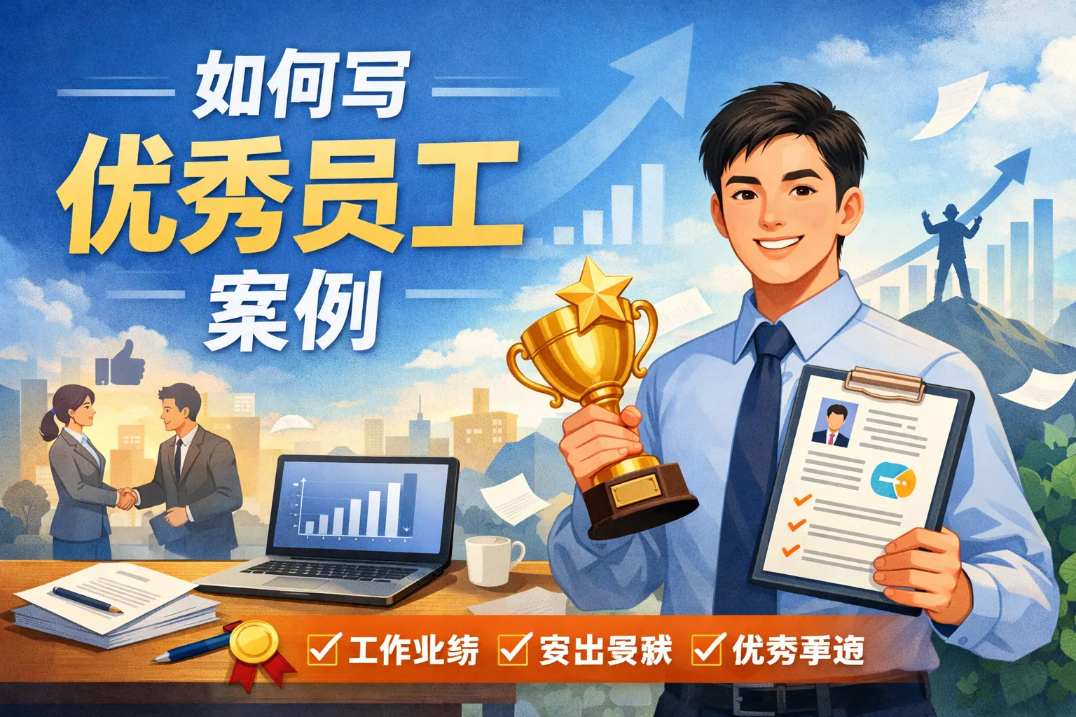 如何写优秀员工案例