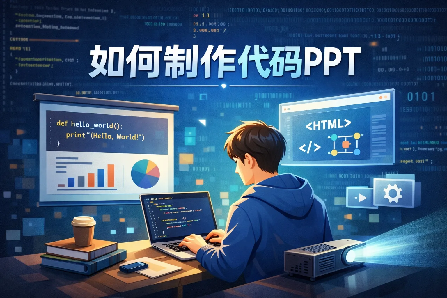 如何制作代码ppt