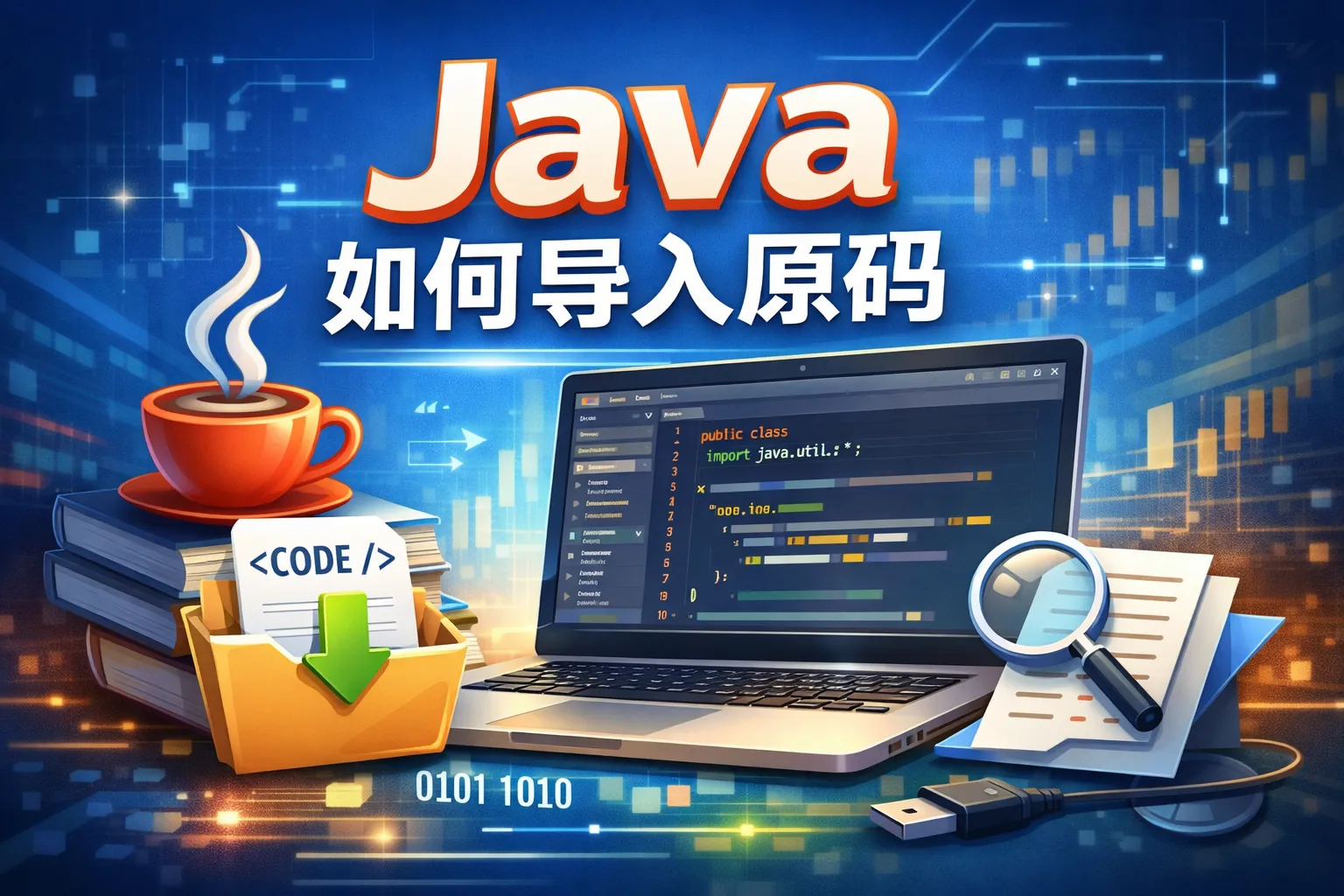 java如何导入原码