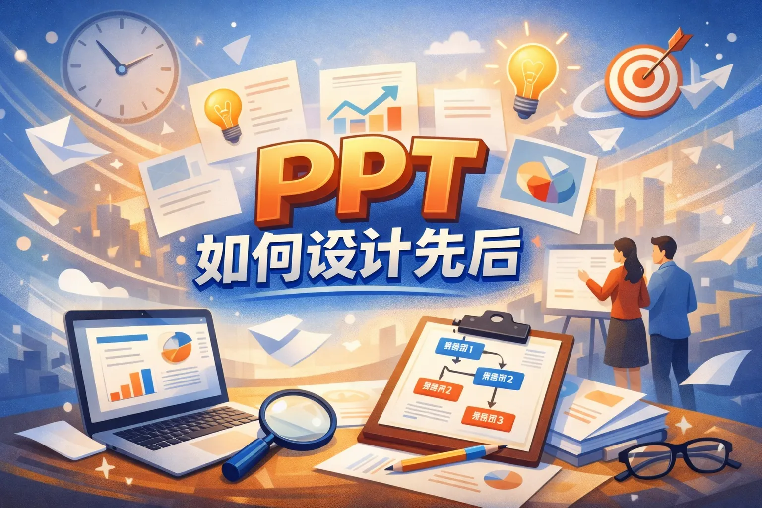 ppt 如何设计先后