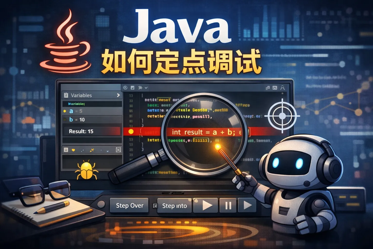 java如何定点调试