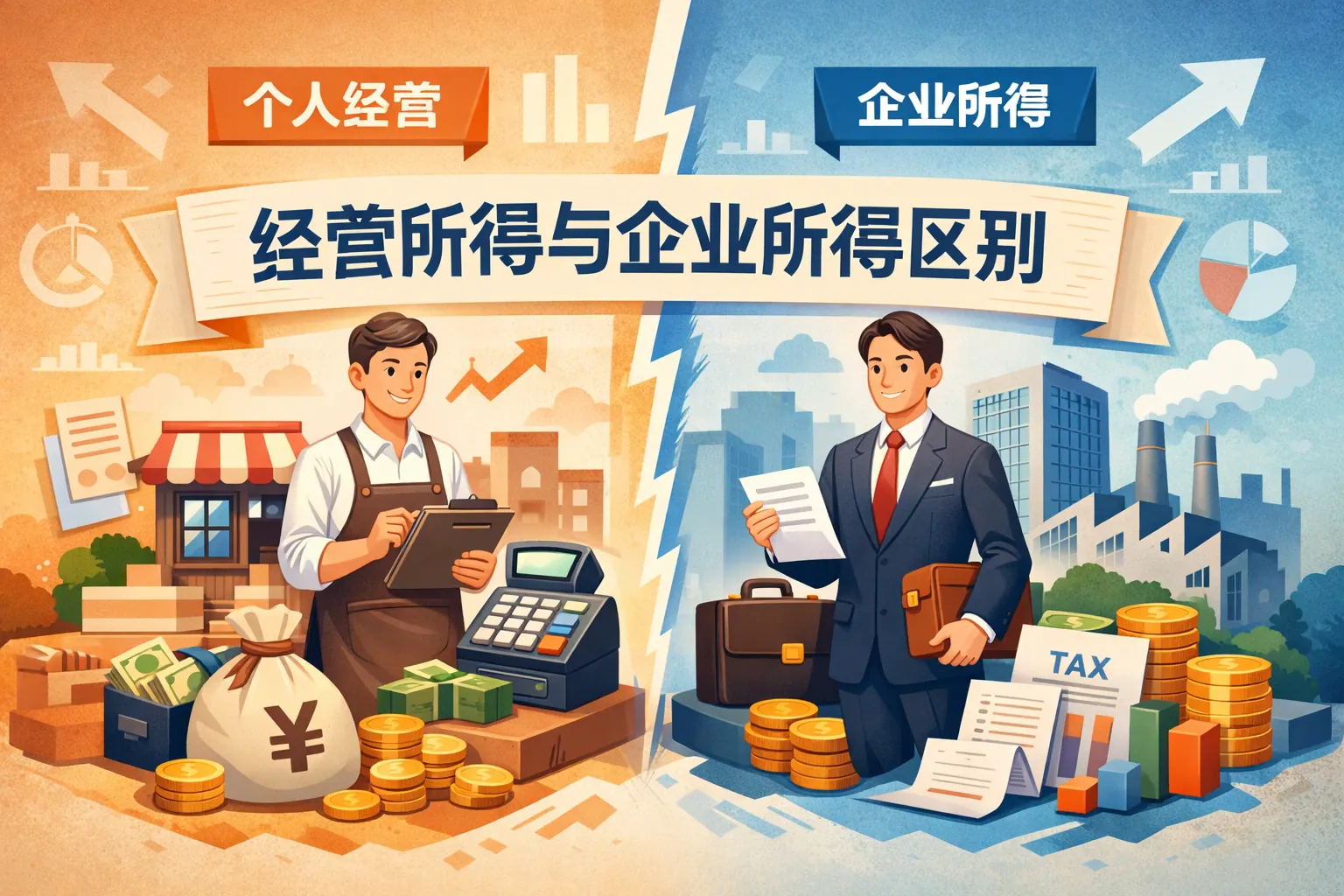 经营所得与企业所得区别