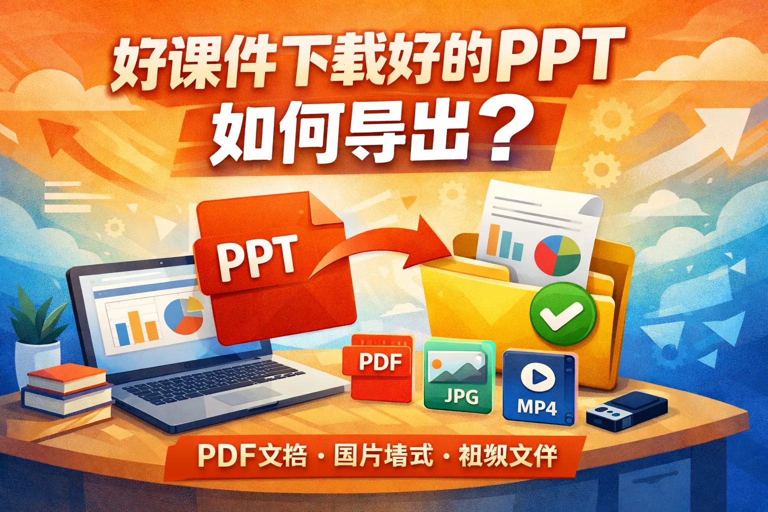 好课件下载好的ppt如何导出