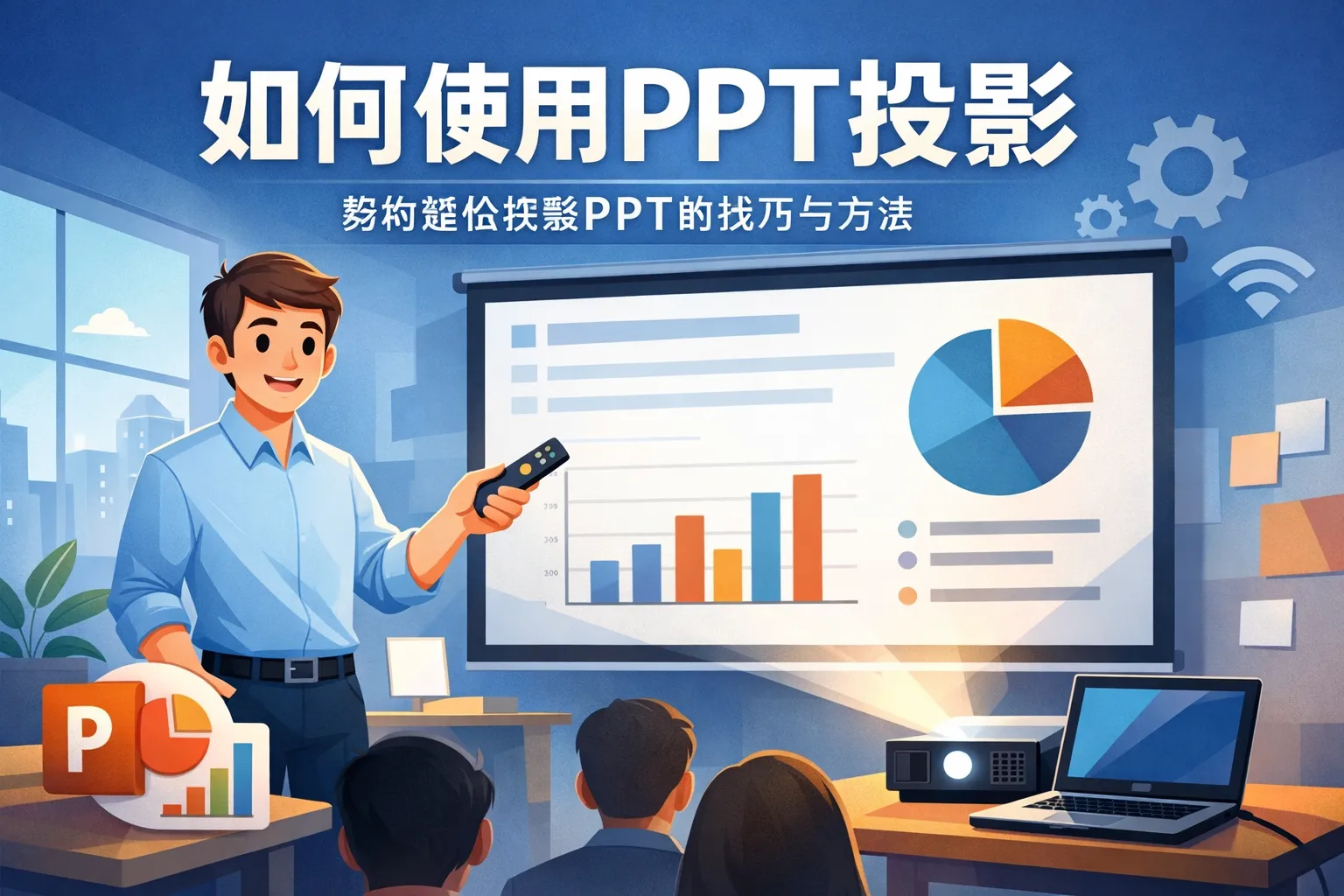 如何使用ppt投影