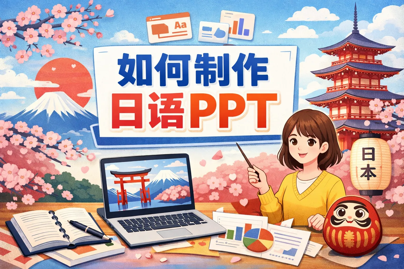 如何制作日语ppt