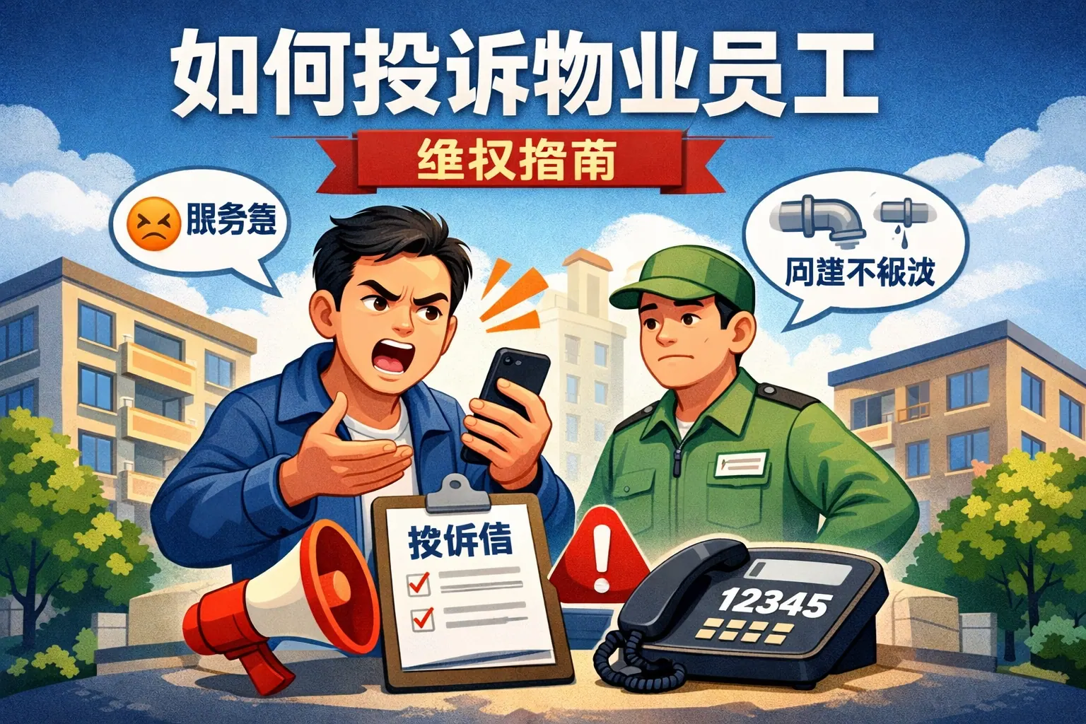 如何投诉物业员工