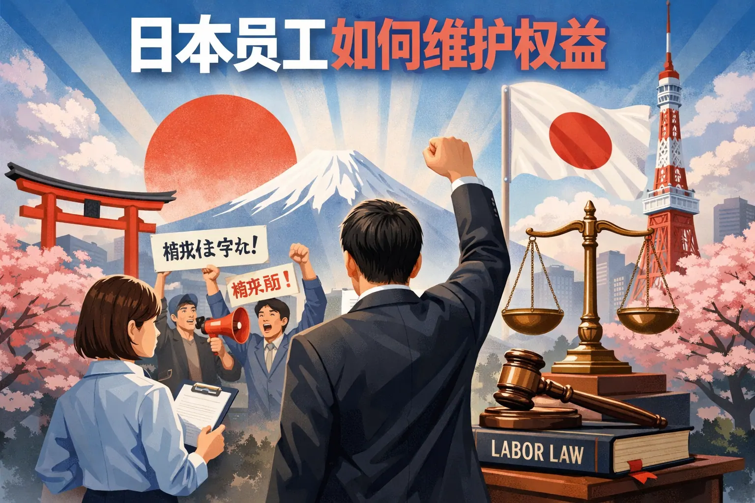 日本员工如何维护权益