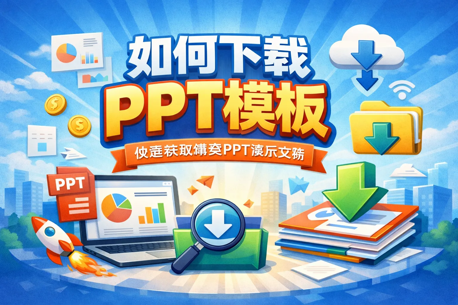 如何下载ppt模本