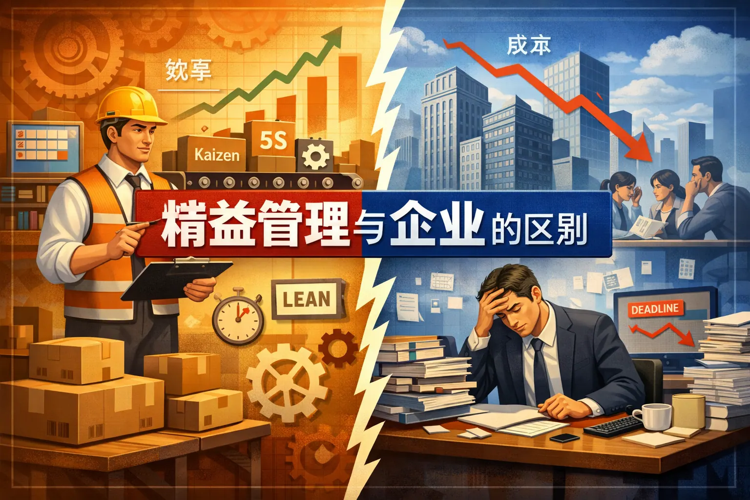 精益管理与企业的区别