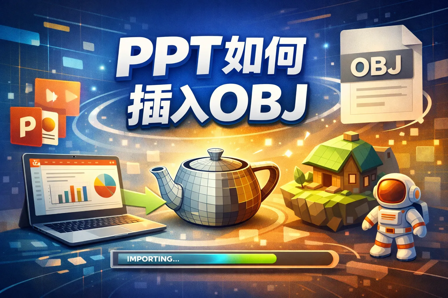 ppt如何插入obj