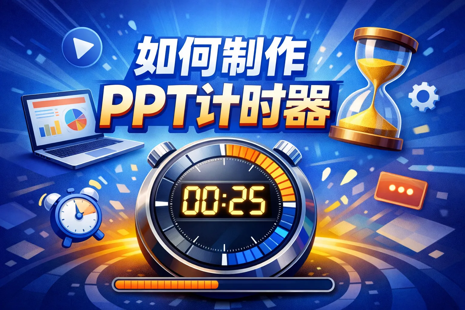 如何制作ppt计时器
