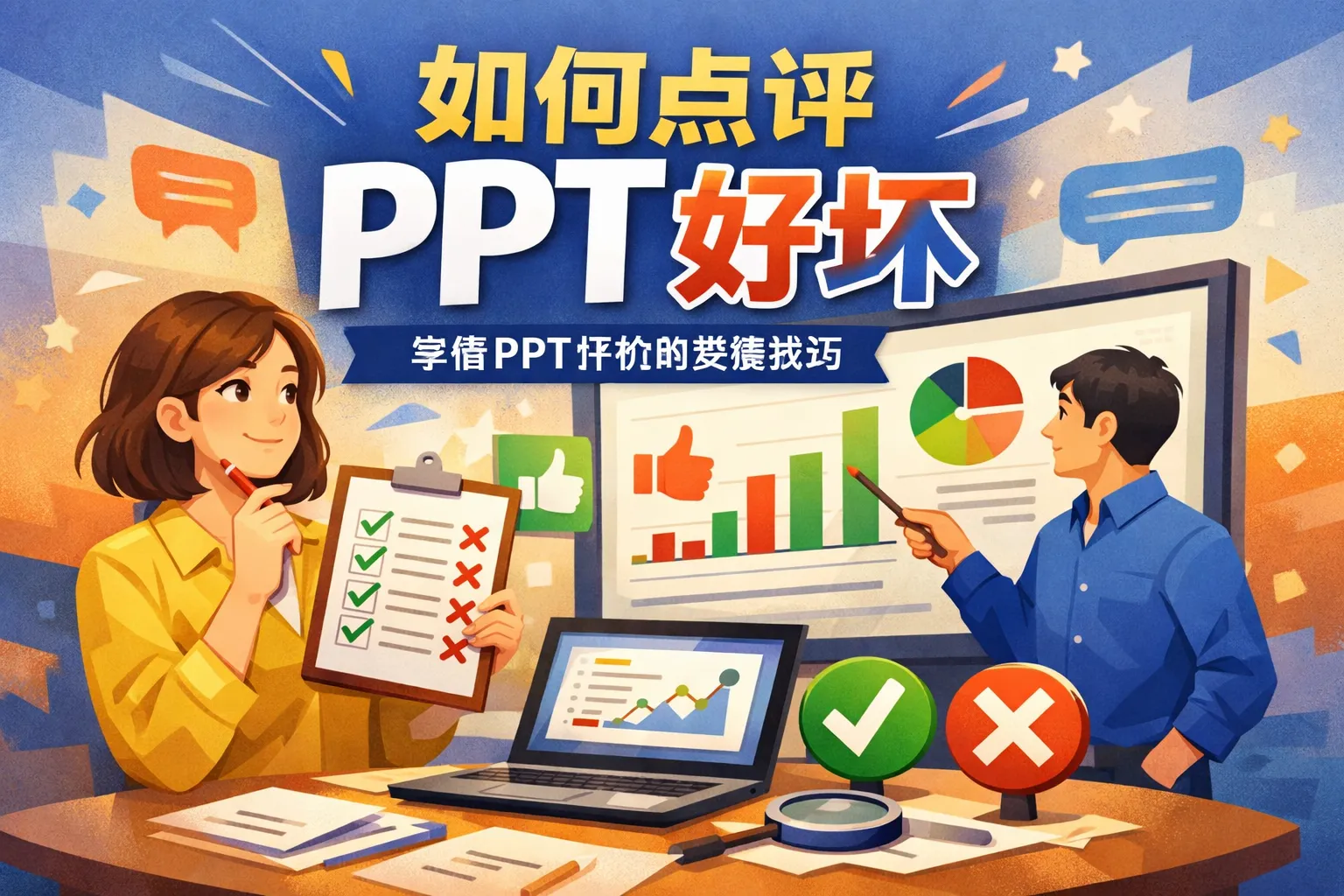如何点评ppt好坏