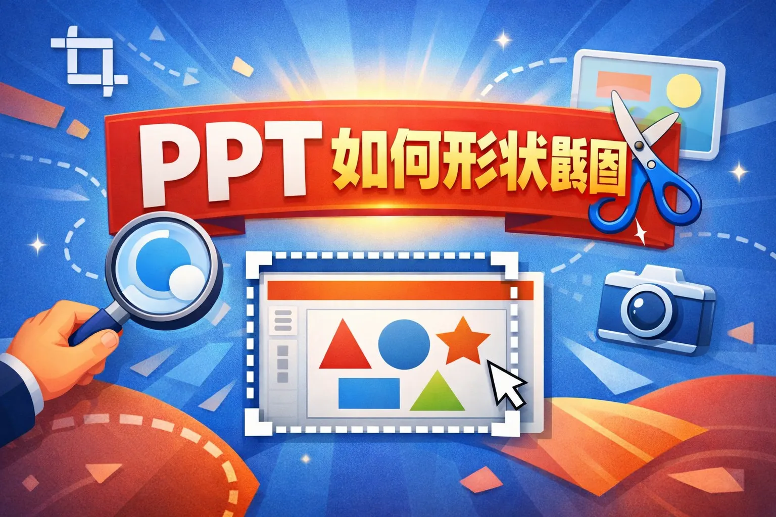 ppt如何形状截图