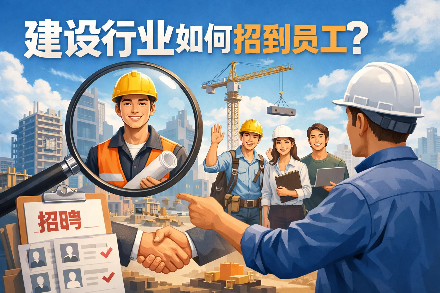 建设行业如何招到员工